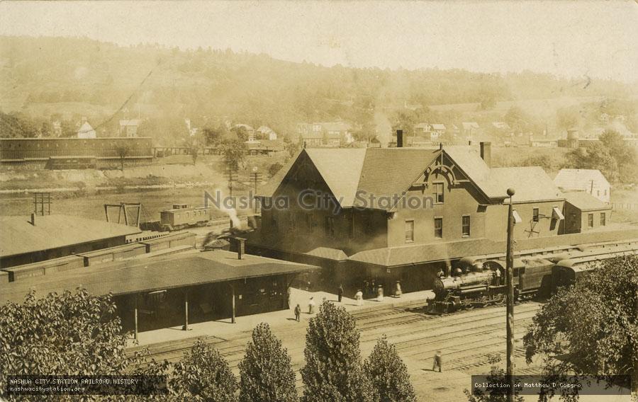 Postcard: Railroad Station, White River Junction, Vermont